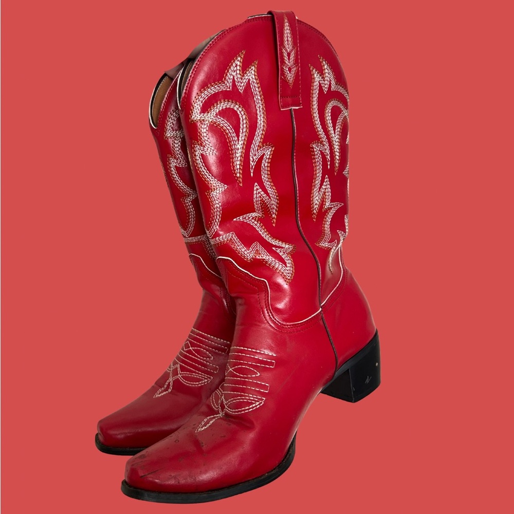 Red Cowgirl Boots
